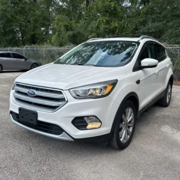 White 2017 Ford Escape Titanium for sale in Carlstadt, NJ