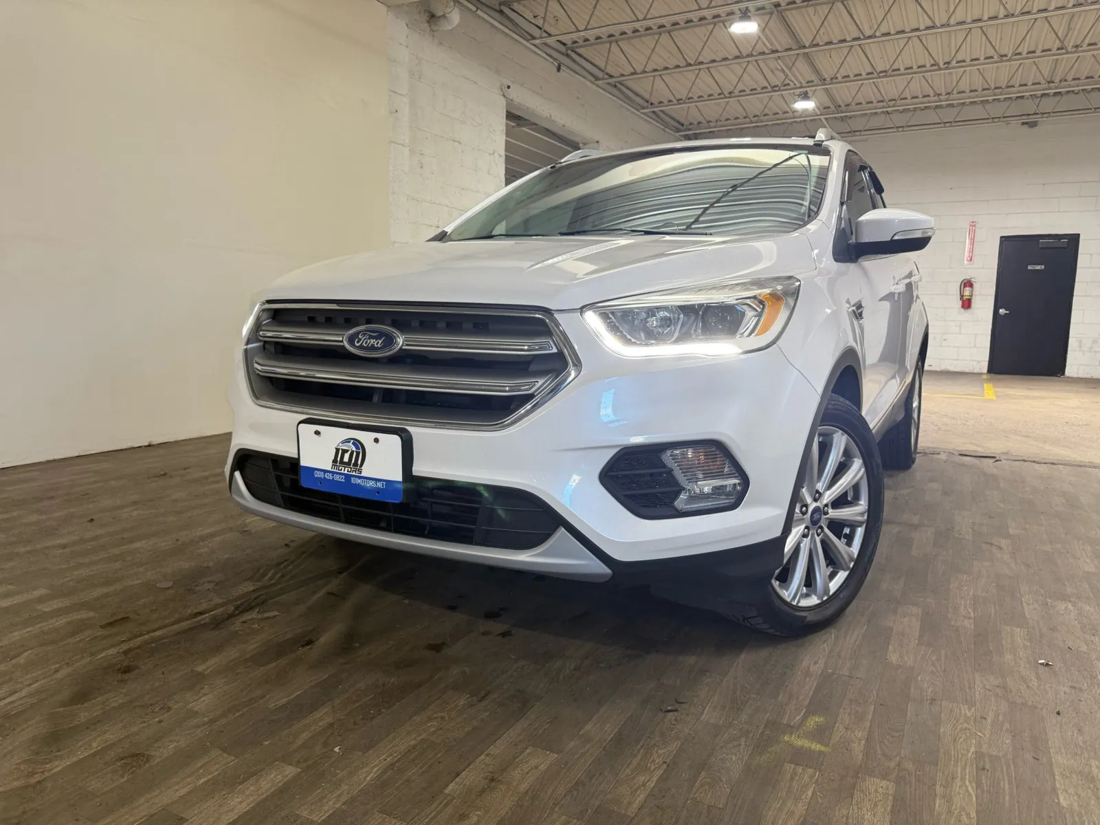 White 2017 Ford Escape Titanium for sale in Carlstadt, NJ