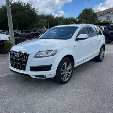 White 2013 Audi Q7 3.0T quattro Premium Plus for sale in Carlstadt, NJ