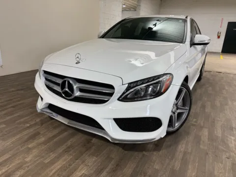 White 2015 Mercedes-Benz C-Class C 400 4MATIC for sale in Carlstadt, NJ
