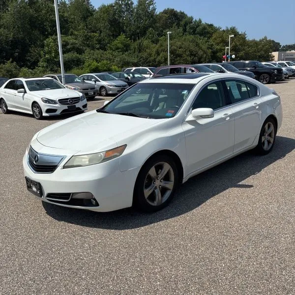 White 2012 Acura TL SH-AWD w/Tech for sale in Carlstadt, NJ