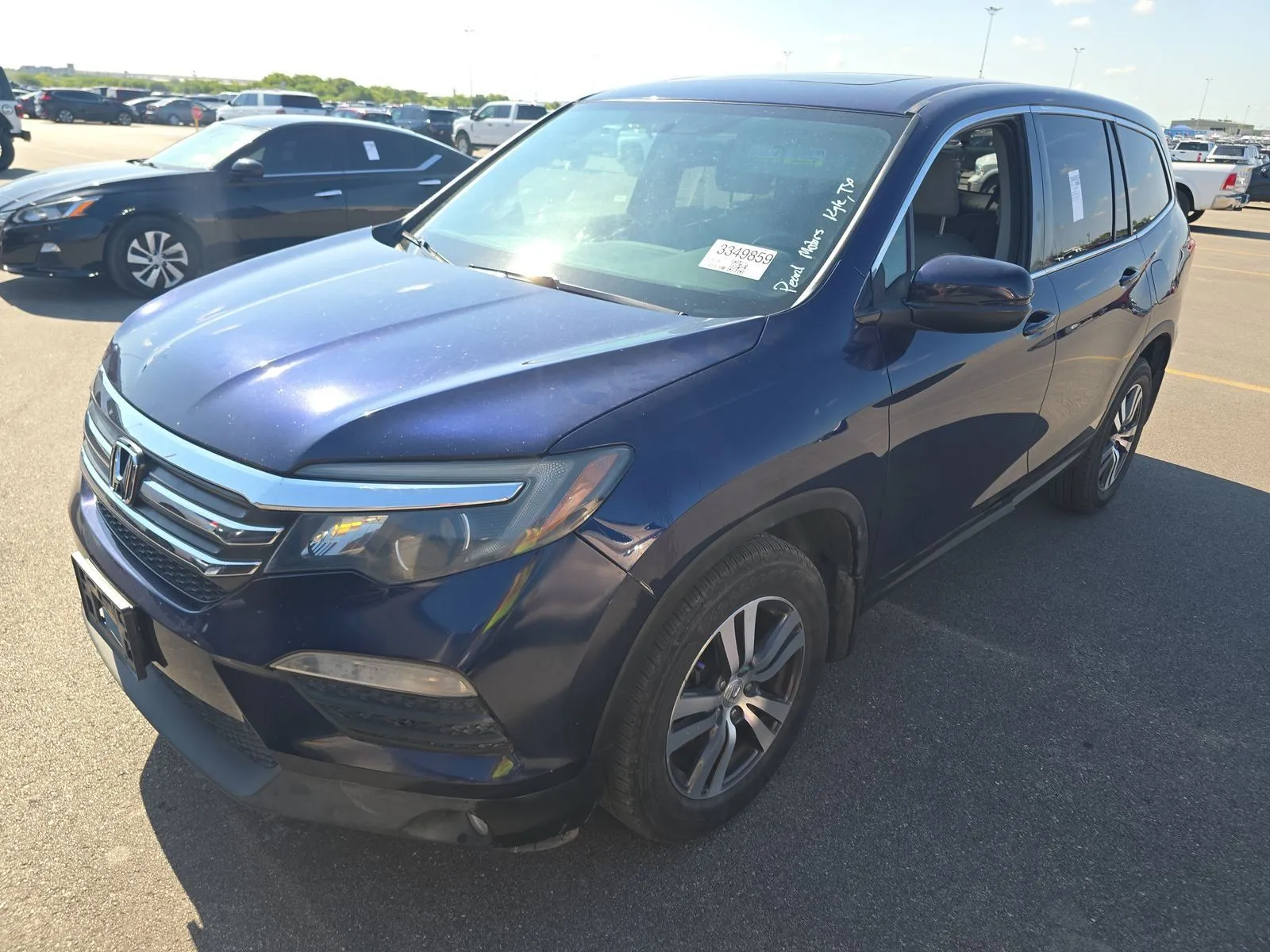 Blue 2016 Honda Pilot EX-L for sale in Carlstadt, NJ