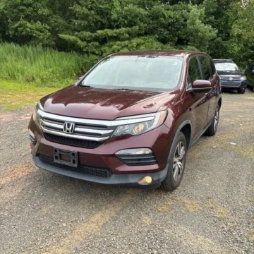 Red 2017 Honda Pilot EX-L w/Navi for sale in Carlstadt, NJ