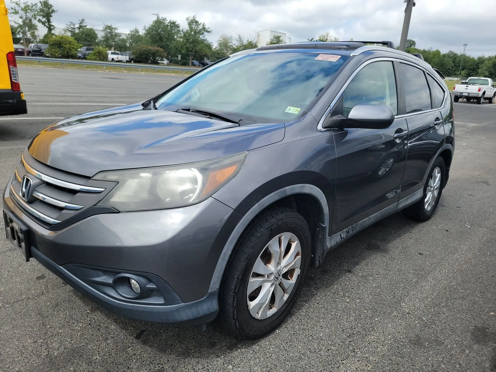 Gray 2013 Honda CR-V EX-L for sale in Carlstadt, NJ