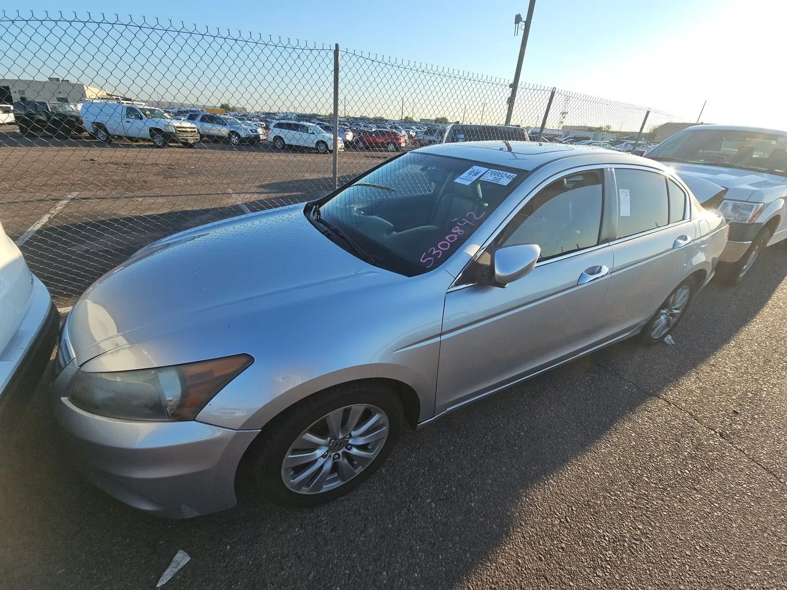 Silver 2012 Honda Accord EX-L V6 for sale in Carlstadt, NJ
