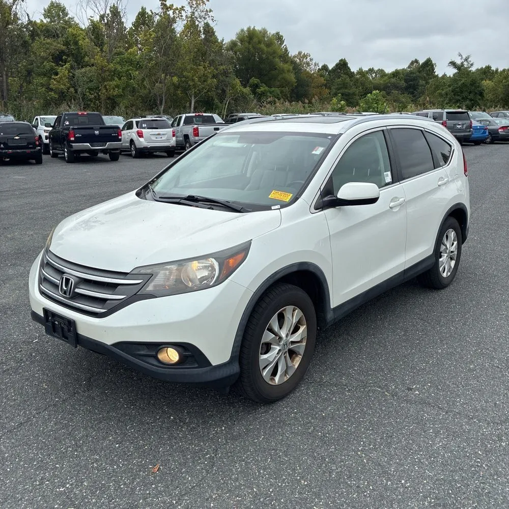 White 2012 Honda CR-V EX-L for sale in Carlstadt, NJ