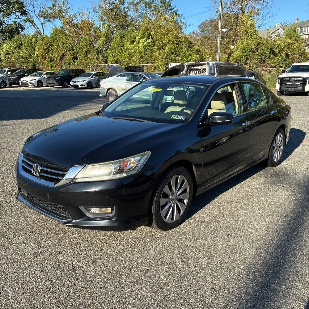 Black 2015 Honda Accord EX-L V-6 for sale in Carlstadt, NJ
