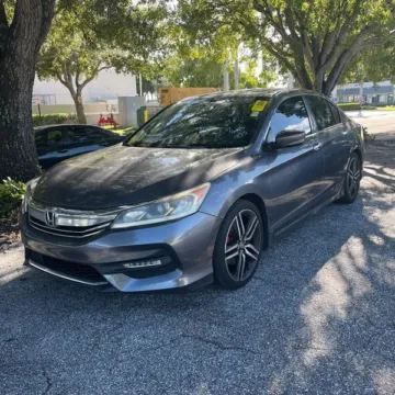 Gray 2017 Honda Accord Sport SE for sale in Carlstadt, NJ