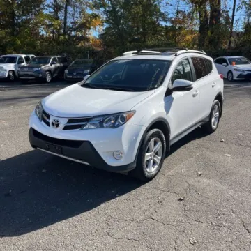 White 2013 Toyota RAV4 XLE for sale in Carlstadt, NJ