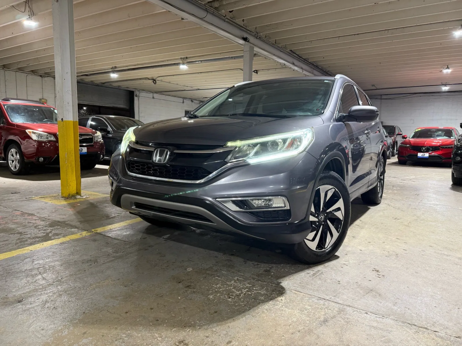 Gray 2015 Honda CR-V Touring for sale in Carlstadt, NJ