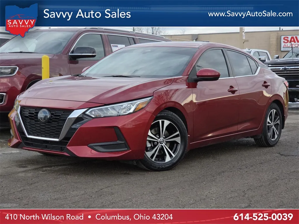 Red 2022 Nissan Sentra SV for sale in Columbus, OH