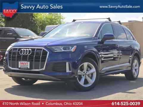 Blue 2022 Audi Q7 45 Premium Plus for sale in Columbus, OH