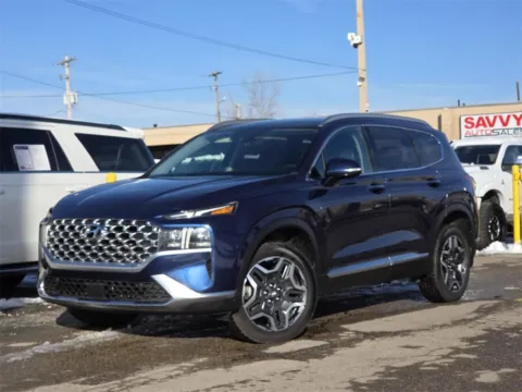 Blue 2022 Hyundai Santa Fe Limited for sale in Columbus, OH