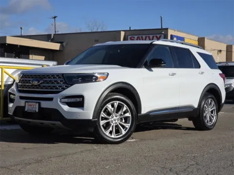 White 2021 Ford Explorer Limited for sale in Columbus, OH