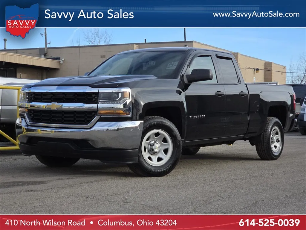 Black 2017 Chevrolet Silverado 1500 WT for sale in Columbus, OH