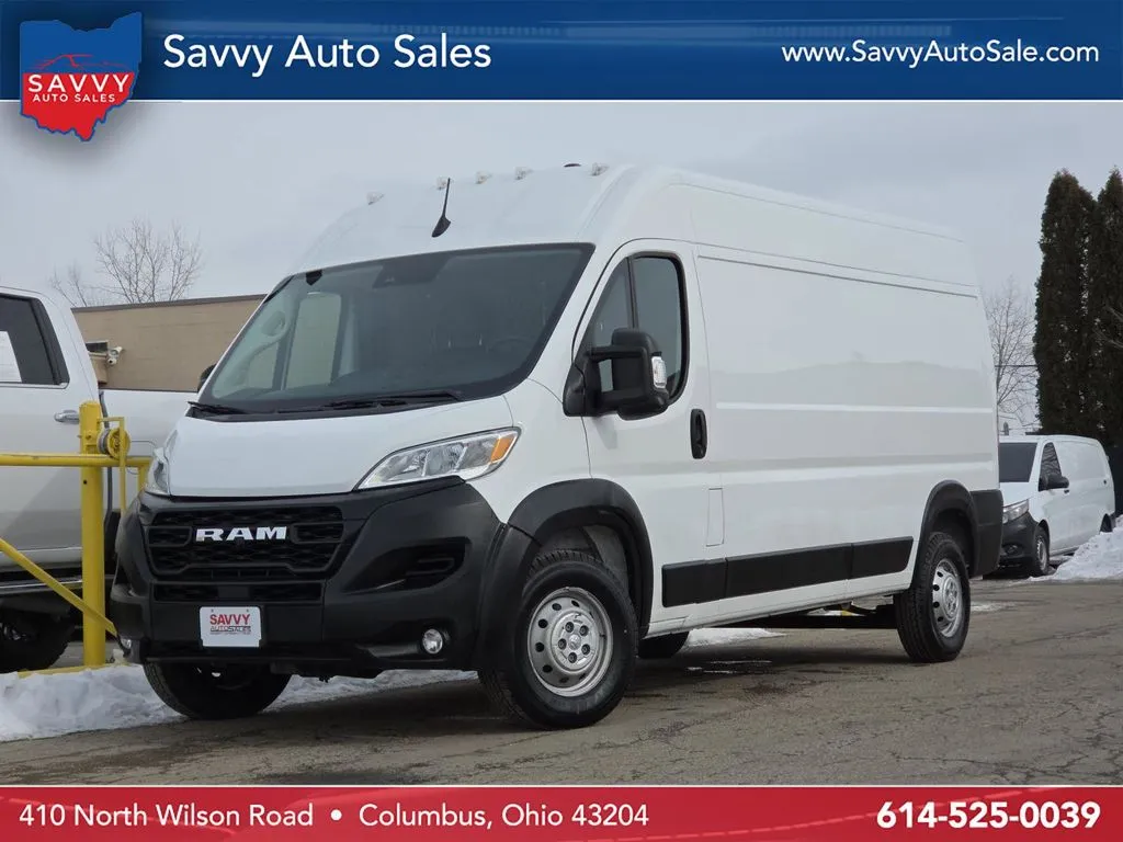 White 2023 Ram ProMaster 2500 High Roof for sale in Columbus, OH