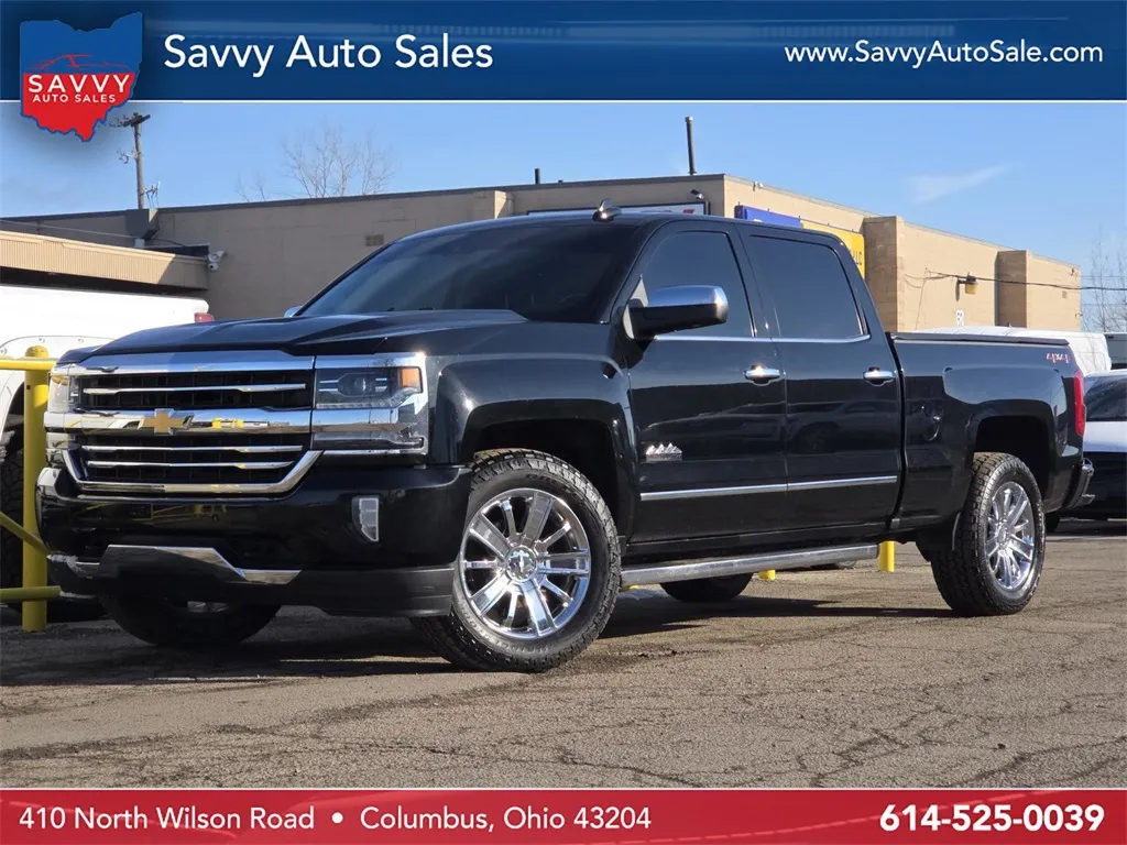 Black 2018 Chevrolet Silverado 1500 High Country for sale in Columbus, OH