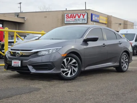 Gray 2018 Honda Civic EX for sale in Columbus, OH