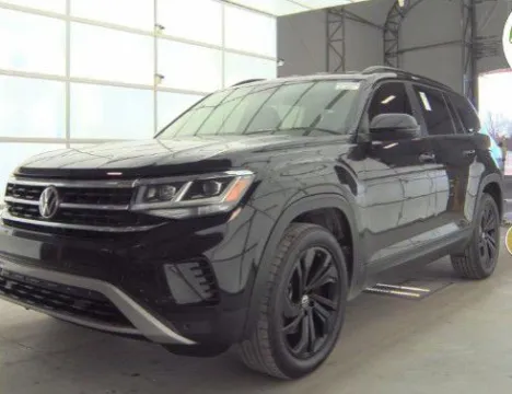 Black 2022 Volkswagen Atlas 3.6L V6 SE w/Technology for sale in Columbus, OH