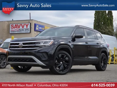 Black 2022 Volkswagen Atlas 3.6L V6 SE w/Technology for sale in Columbus, OH