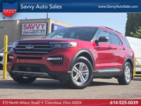Red 2020 Ford Explorer XLT for sale in Columbus, OH