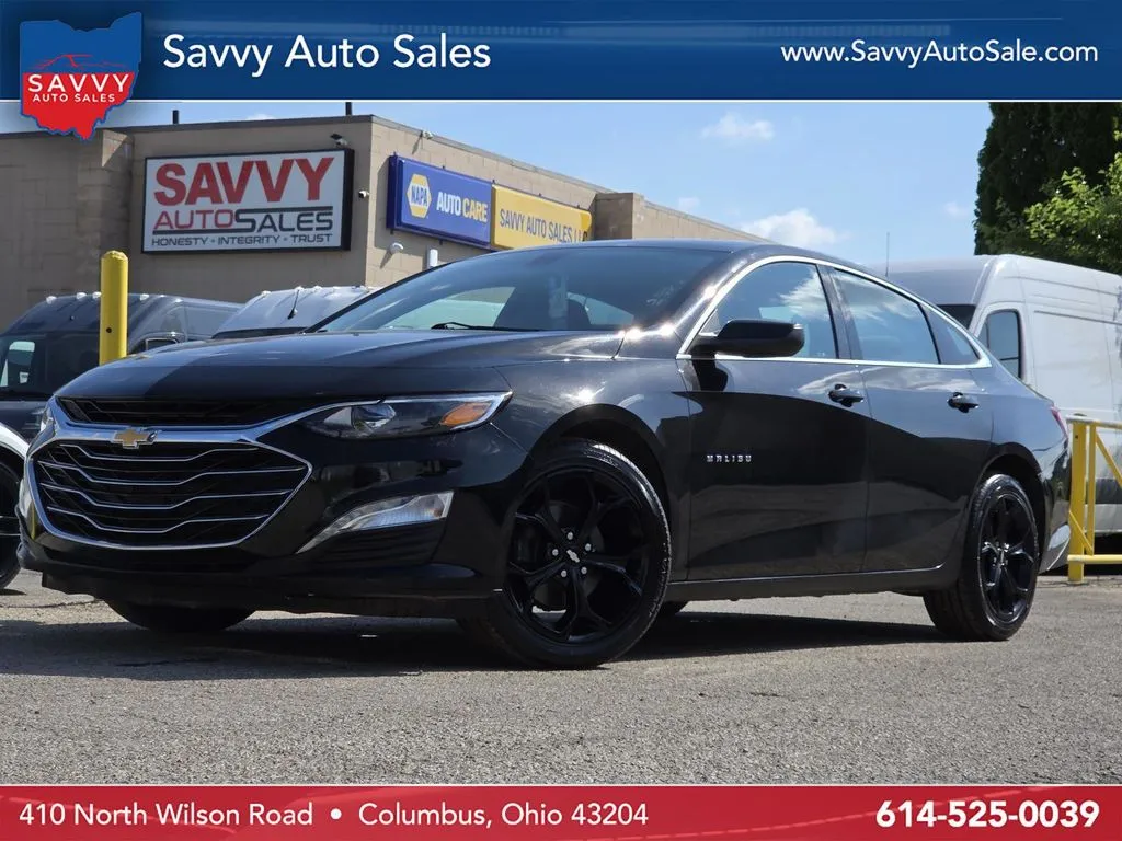 Black 2022 Chevrolet Malibu LT for sale in Columbus, OH