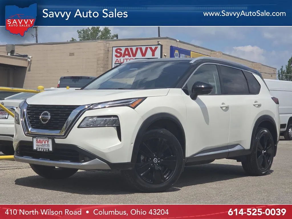 White 2021 Nissan Rogue Platinum for sale in Columbus, OH