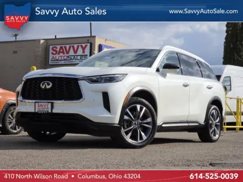 White 2023 INFINITI QX60 LUXE for sale in Columbus, OH