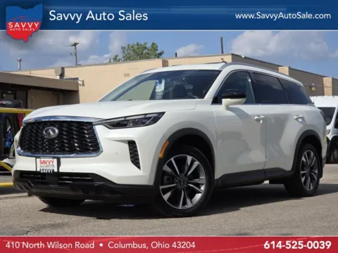 White 2023 INFINITI QX60 LUXE for sale in Columbus, OH