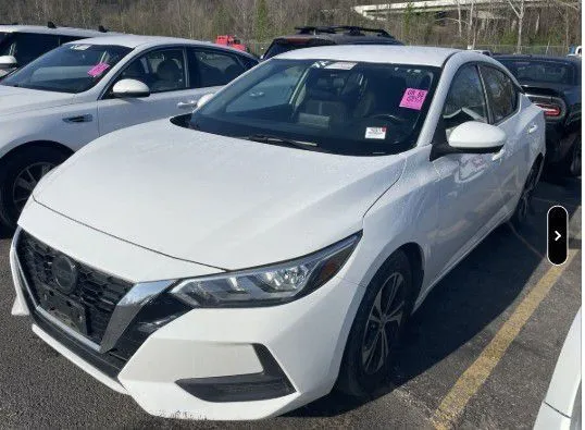 White 2021 Nissan Sentra SV for sale in Columbus, OH