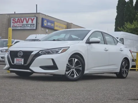 White 2021 Nissan Sentra SV for sale in Columbus, OH