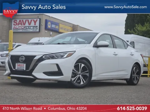 White 2021 Nissan Sentra SV for sale in Columbus, OH