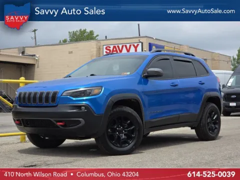 Blue 2021 Jeep Cherokee Trailhawk for sale in Columbus, OH