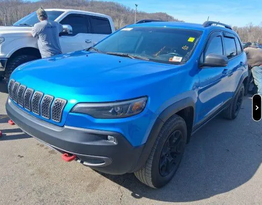Blue 2021 Jeep Cherokee Trailhawk for sale in Columbus, OH
