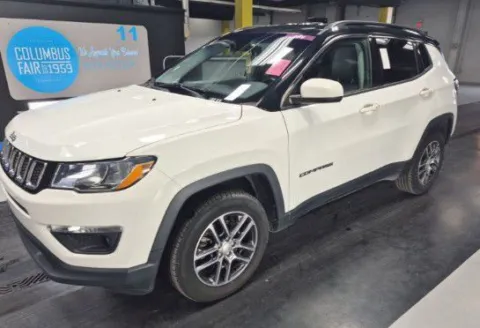 White 2018 Jeep Compass Latitude for sale in Columbus, OH