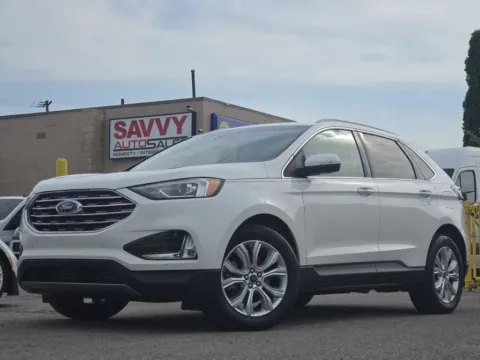 White 2020 Ford Edge Titanium for sale in Columbus, OH
