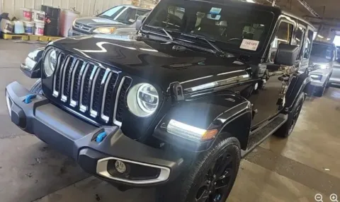 Black 2022 Jeep Wrangler Unlimited Sahara 4xe for sale in Columbus, OH
