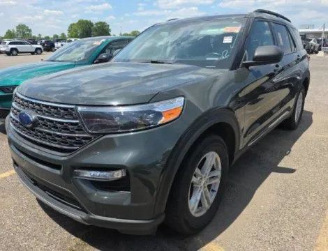 Green 2022 Ford Explorer XLT for sale in Columbus, OH