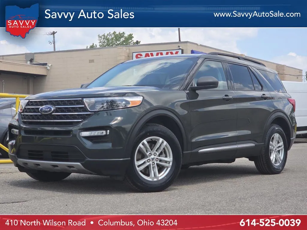 Green 2022 Ford Explorer XLT for sale in Columbus, OH
