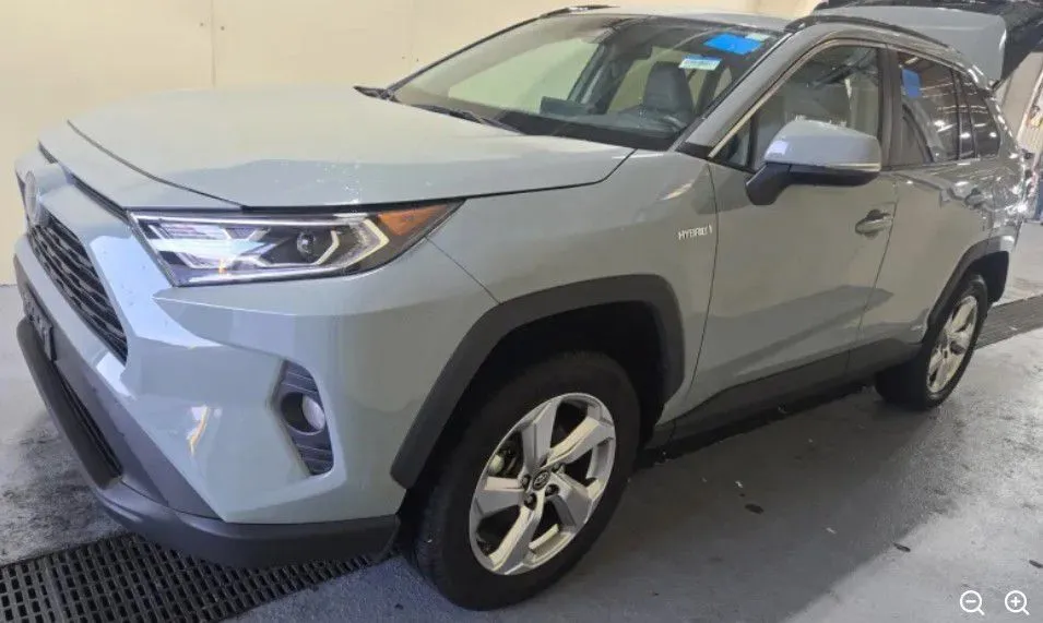 Gray 2021 Toyota RAV4 Hybrid XLE Premium for sale in Columbus, OH