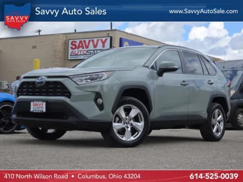 Gray 2021 Toyota RAV4 Hybrid XLE Premium for sale in Columbus, OH
