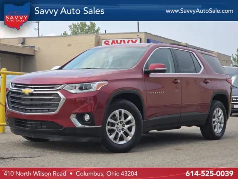 Red 2020 Chevrolet Traverse LT for sale in Columbus, OH