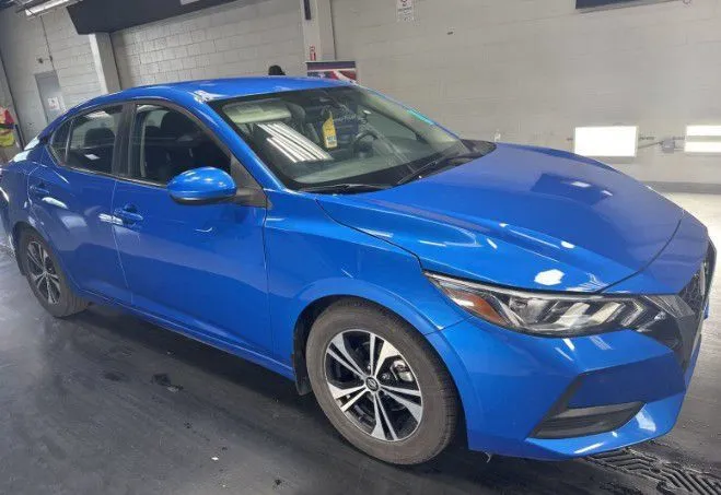 Blue 2022 Nissan Sentra SV for sale in Columbus, OH