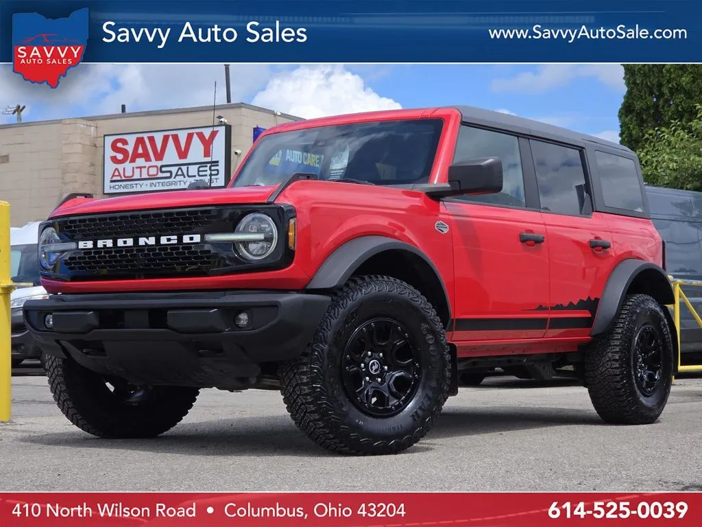 Red 2022 Ford Bronco Wildtrak for sale in Columbus, OH