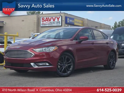 Red 2018 Ford Fusion SE for sale in Columbus, OH