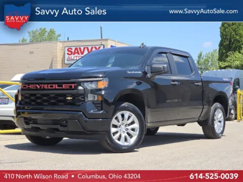 Black 2023 Chevrolet Silverado 1500 Custom for sale in Columbus, OH