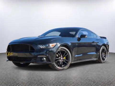 Black 2016 Ford Mustang EcoBoost Premium for sale in Columbus, OH