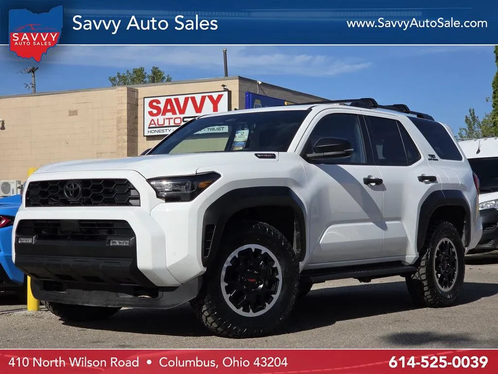 White 2025 Toyota 4Runner i-FORCE MAX Hybrid TRD Off Road for sale in Columbus, OH