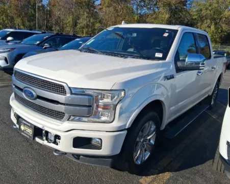 White 2018 Ford F-150 Platinum for sale in Columbus, OH