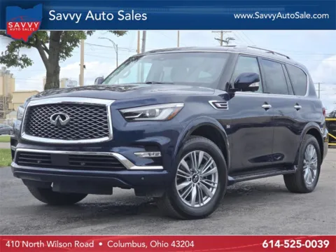 Blue 2018 INFINITI QX80 for sale in Columbus, OH